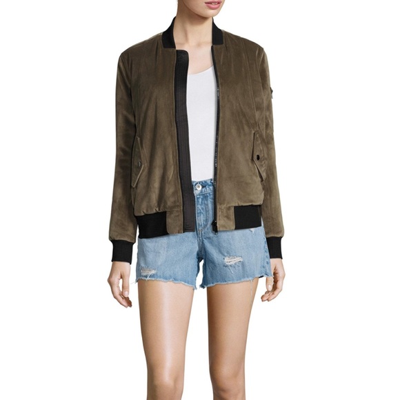 John + Jenn Quincy Reversible Velvet Bomber Jacket - Picture 2 of 7